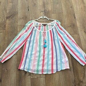 Anthropologie  Exclusive Payal Pratap Guaze/Cotton Blouse. Excellent condition.